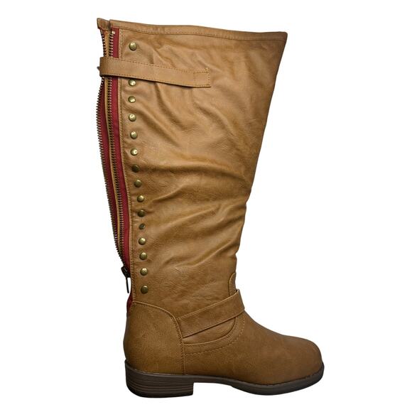 Journee Collection
Women’s Spokane Wide Calf Knee High Riding Boots - Picture 3 of 5